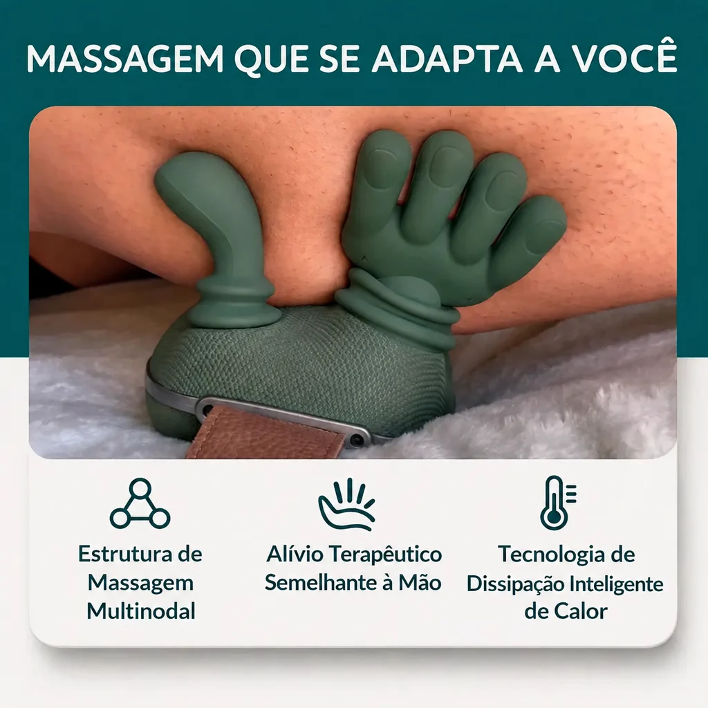 Massagem que se adapta a você – estrutura multinodal, alívio terapêutico semelhante à mão